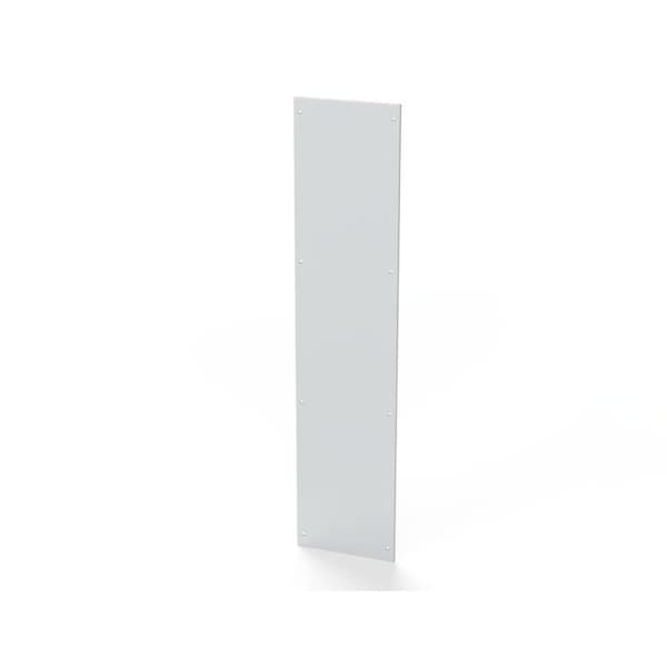 End Plate, 78.48 in. H x 17-3/4 in. W x 3/4 in. L, Carbon Steel